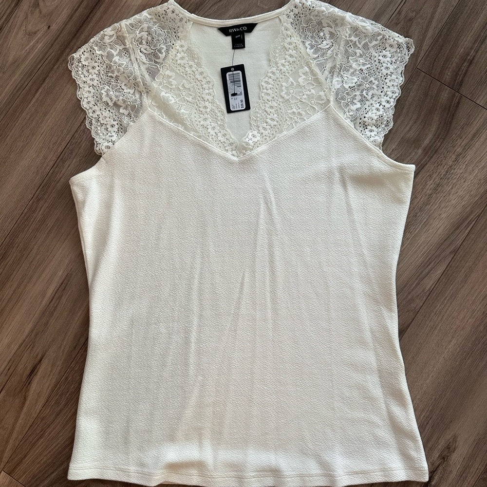 RW & CO white shirt